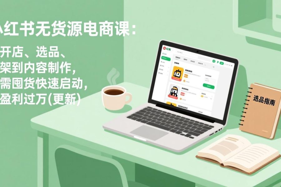 小红书无货源电商课(更新