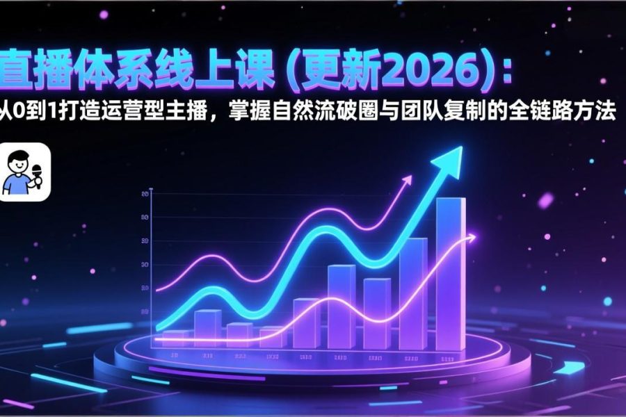 直播体系线上课(更新3月