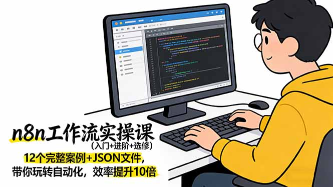 n8n工作流实操课(入门+进阶+选修