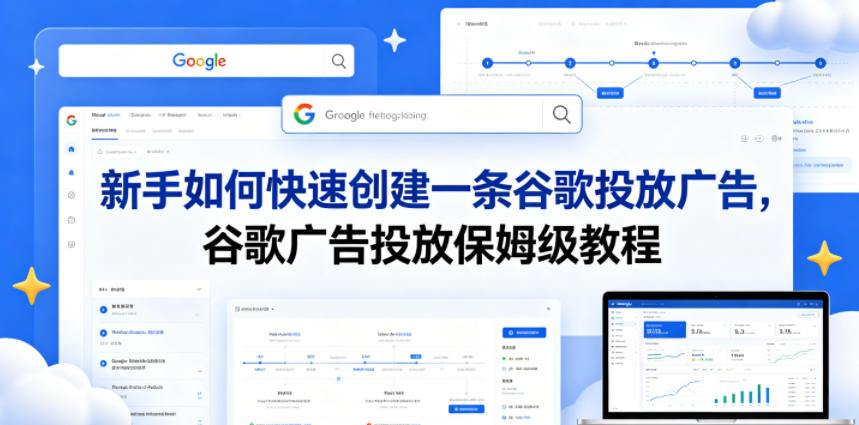 新手如何快速创建一条谷歌投放广告，谷歌广告投放保姆级教程-创课坊