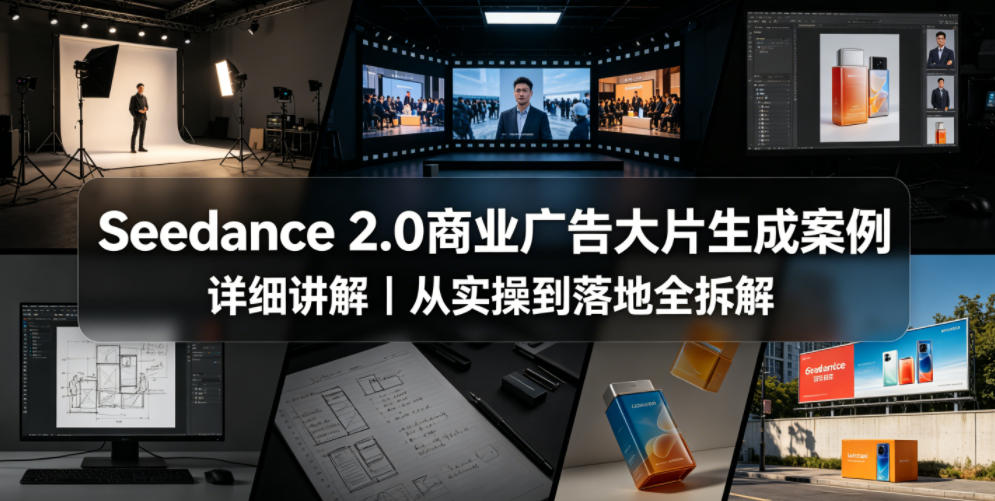 Seedance 2.0商业广告大片生成案例详细讲解｜从实操到落地全拆解-创课坊