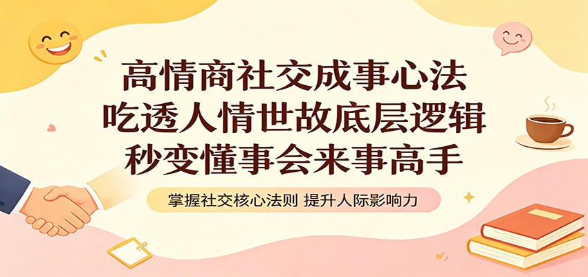 高情商社交成事心法：吃透人情世故底层逻辑，秒变懂事会来事高手-创课坊