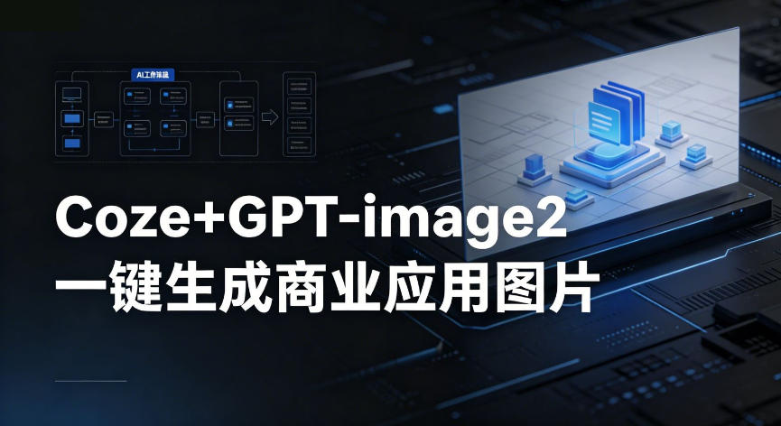【Coze工作流搭建实操教程】coze+GPT-image2一键生成商业应用图片，全流程保姆级教学-创课坊