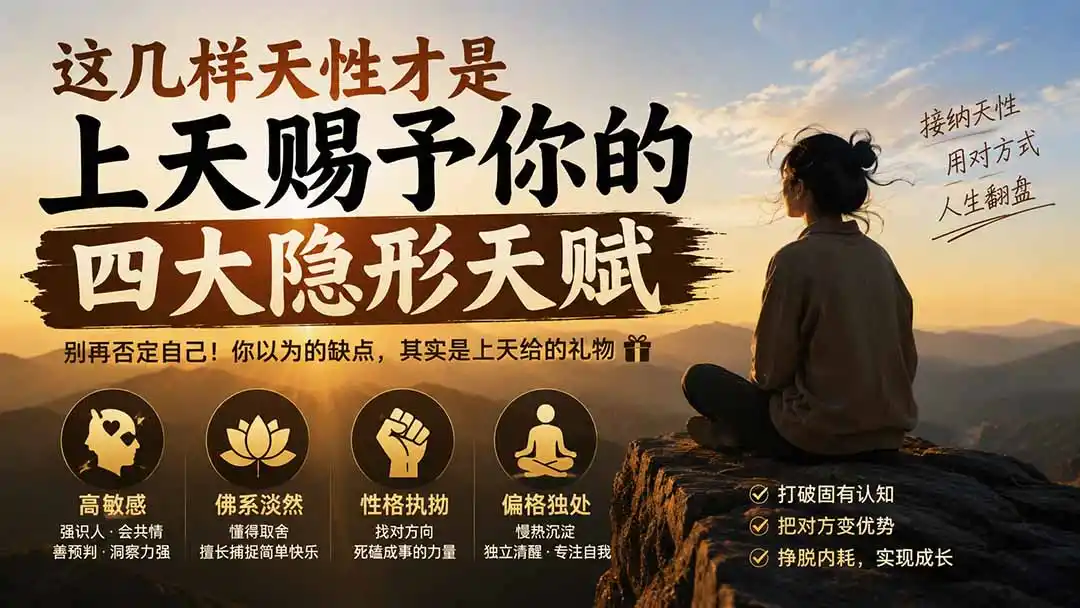 付费文章：这几样天性才是上天赐予你的四大隐形天赋-创课坊