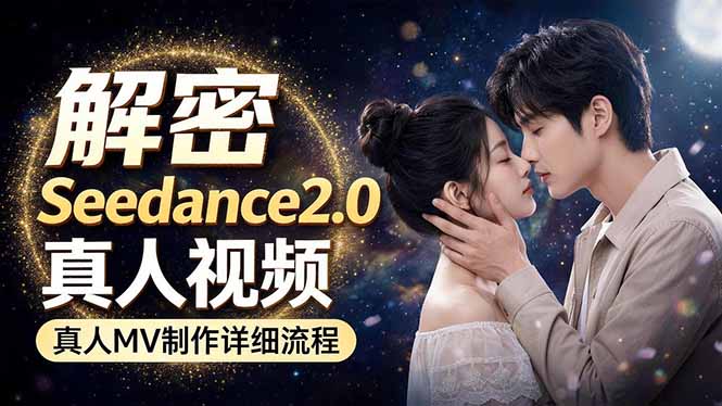 Seedance 2.0电影级真人 MV全流程拆解：提示词、运镜、粒子特效，手把手实操-创课坊