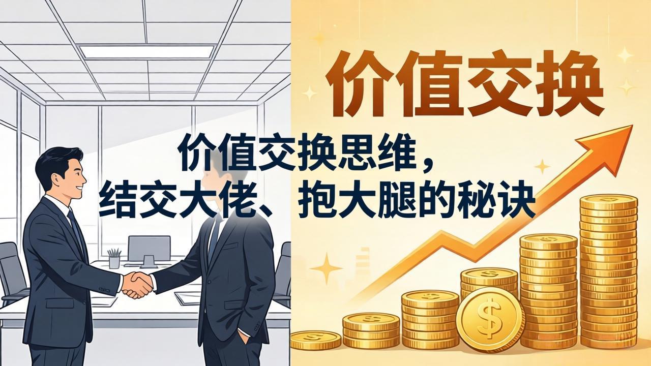 某付费文章：价值交换思维，结交大佬、抱大腿的秘诀-创课坊