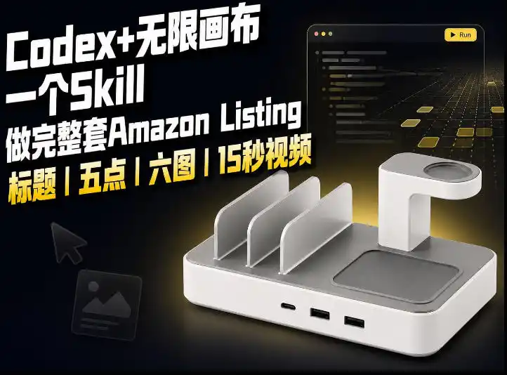 我用一个Codex Skill做完Amazon Listing：标题、五点、六图和视频全流程-创课坊